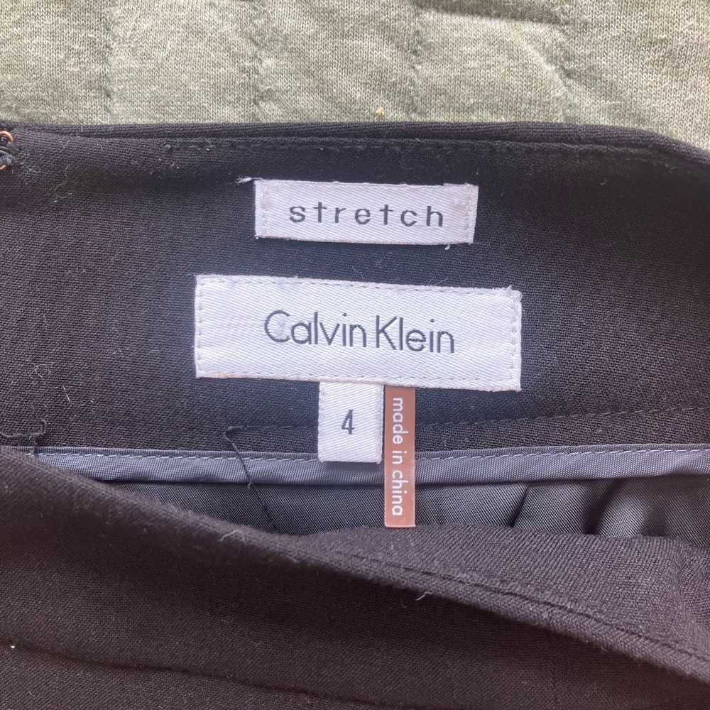 Calvin Klein Black Stretch Skirt - Picture 3 of 3